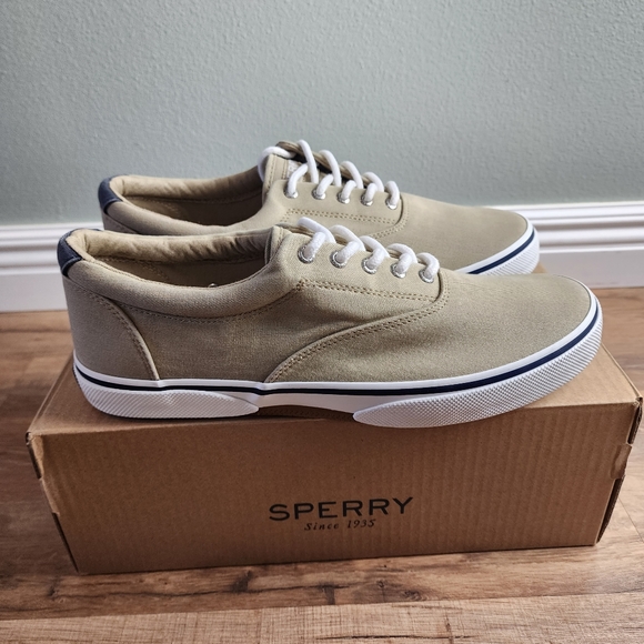❗️NWT❗️Sperry Men's Halyard CVO Khaki Seaker Size 12 - Picture 7 of 13
